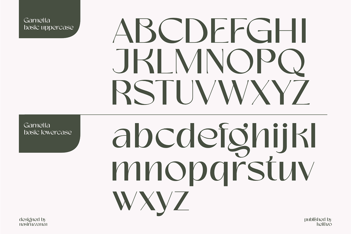 Garnetta - Stylish Sans Serif, a Sans Serif Font by Keithzo (Photo 7 of 11)