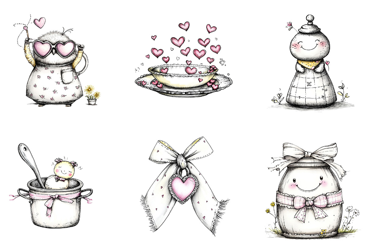 Funny Silver Mother's Day Clipart, an Illustration by Designking (Photo 4 of 5)