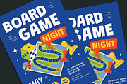 Board Game Night Flyer, a Flyer Template by Gumico Studio. (Thumbnail 3 of 3)