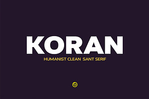 Koran Sans, a Sans Serif Font by Genesis Lab