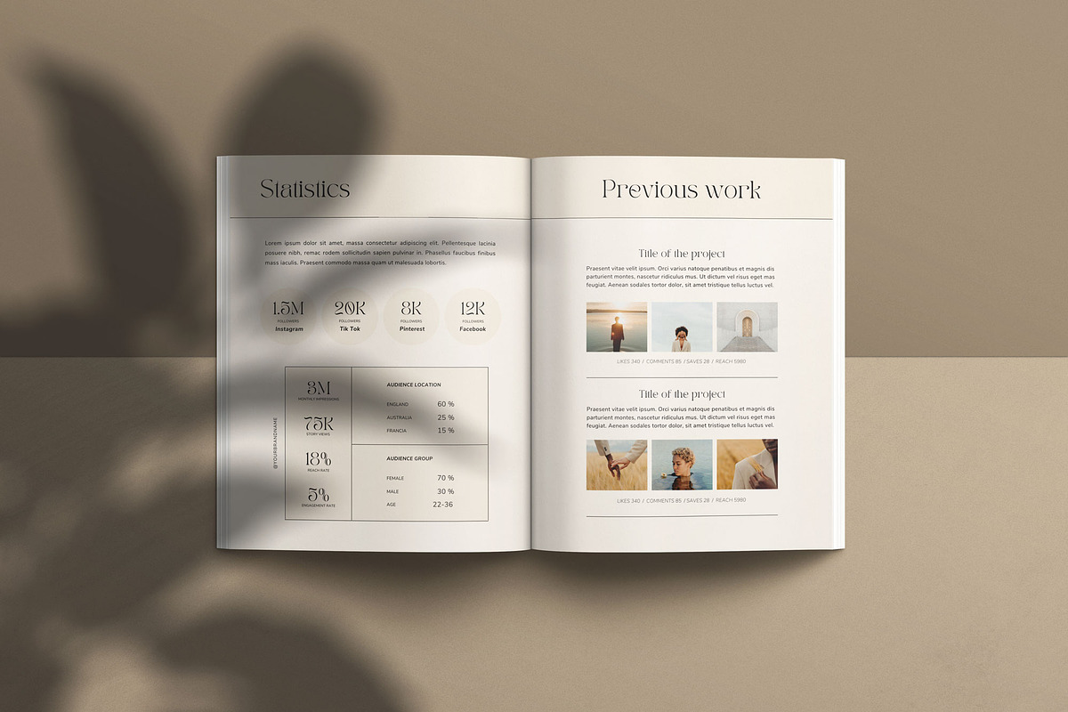 BLISS | Media Kit Canva Template, a Magazine Template by Sierra Creative Studio (Photo 10 of 10)