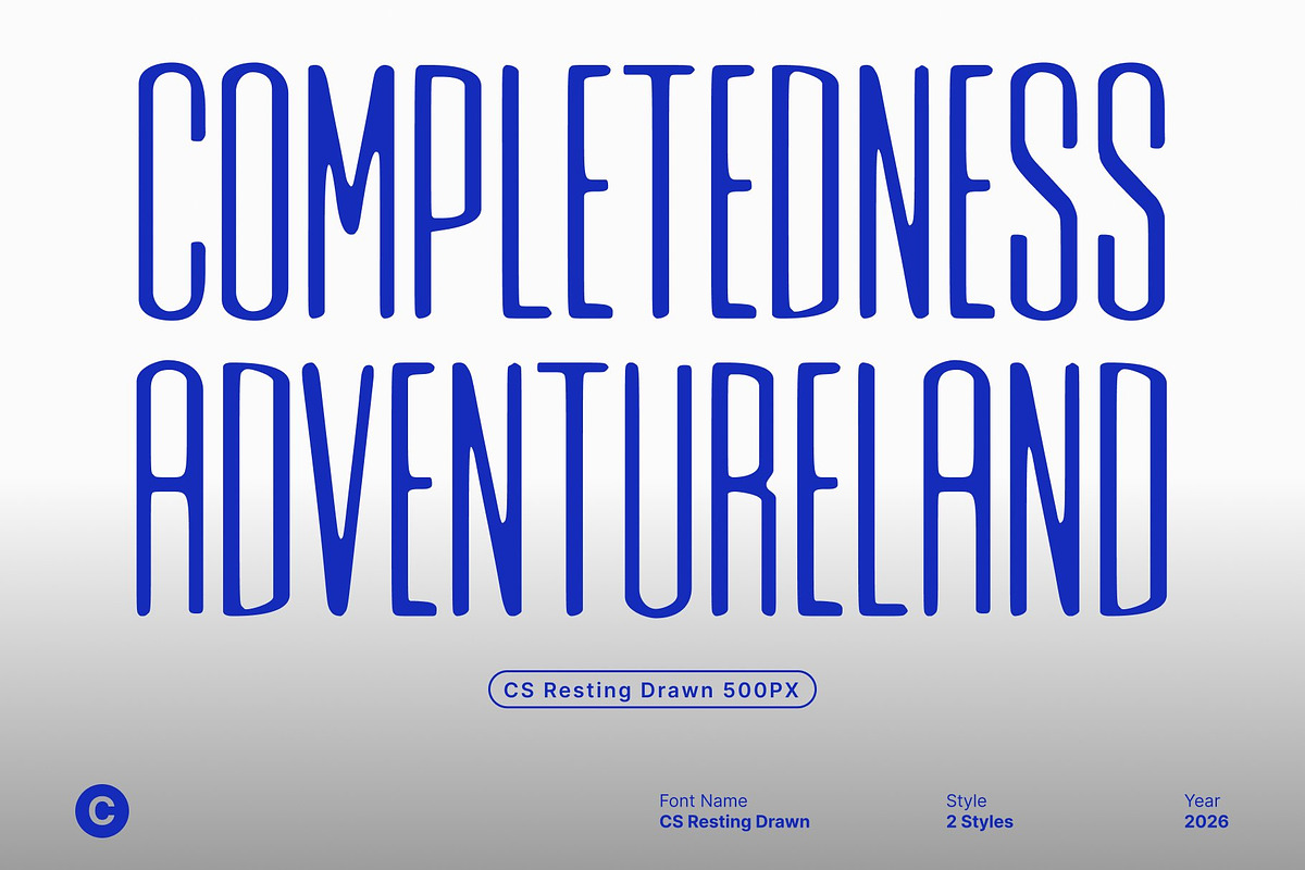 CS Resting Drawn, a Sans Serif Font by Craft Supply Co. (Photo 5 of 8)