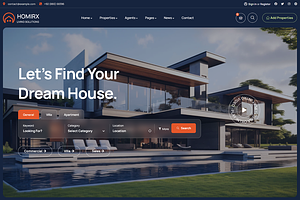 Real Estate WordPress Theme, a WordPress Template by Design Spade