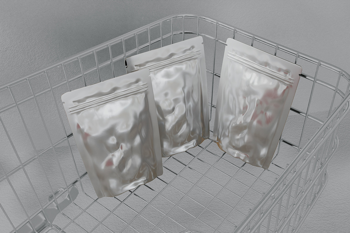 Pouch Mockup, a Cups & Container Mockup by Rahardi Creative (Photo 3 of 4)