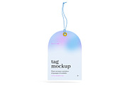 Clothing Tag Mockup with Rope String, an Advertising Mockup by graphypix (Thumbnail 1 of 4)