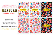 Mexican Hearts Hand-painted, an Object Illustration by Laura Camoe (Thumbnail 3 of 7)