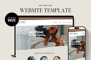Pet Services Wix Website Template, a Wix Template by Ton Rêve Design Studio (Thumbnail 1 of 8)