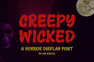 Creepy Wicked – Spooky Font