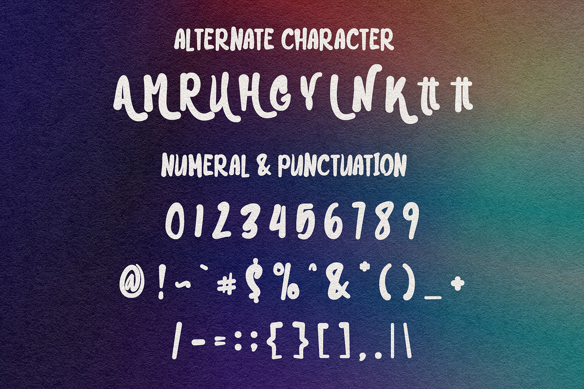 Hologram Theograph Display Font, a Handwritten Font by Maulana Creative (Photo 7 of 7)