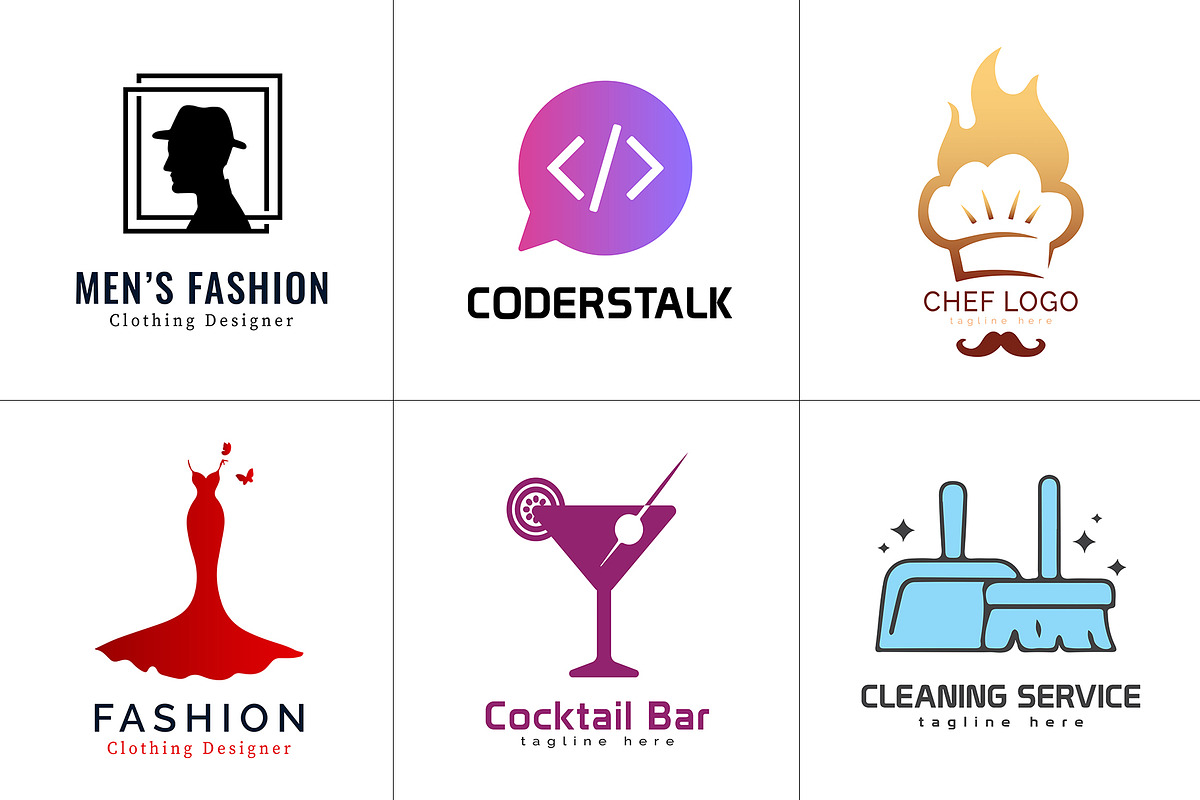 800+ Professional Logos Bundle, a Branding & Logo Template by Design Forest (Photo 19 of 48)