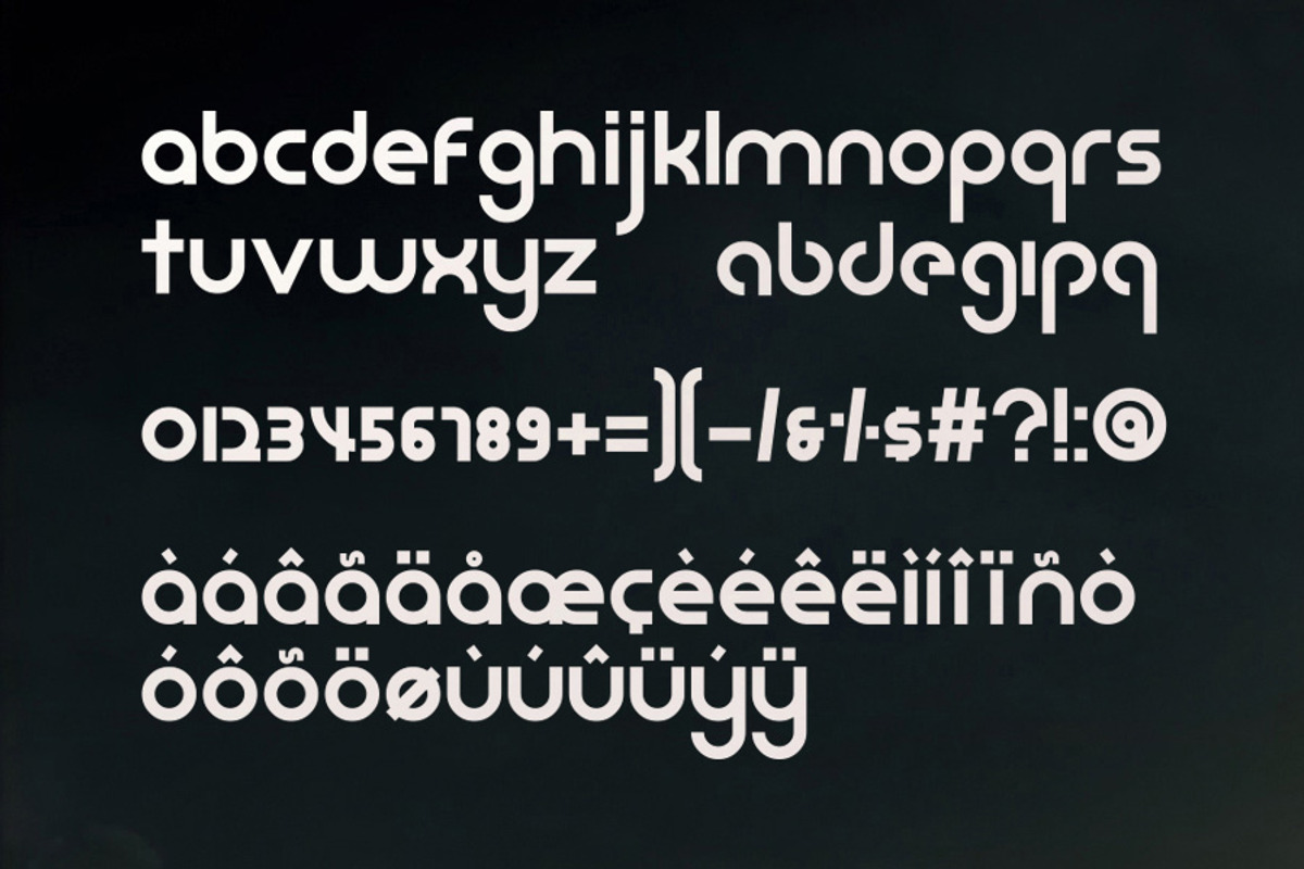 Omicron Typeface preview 2