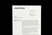 CV/Resume & Cover Letter Template_01, a Resume Template by Akreatipe (Thumbnail 2 of 4)