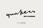 Miss Quakers, a Script Font by It's Latsayz (Thumbnail 1 of 6)