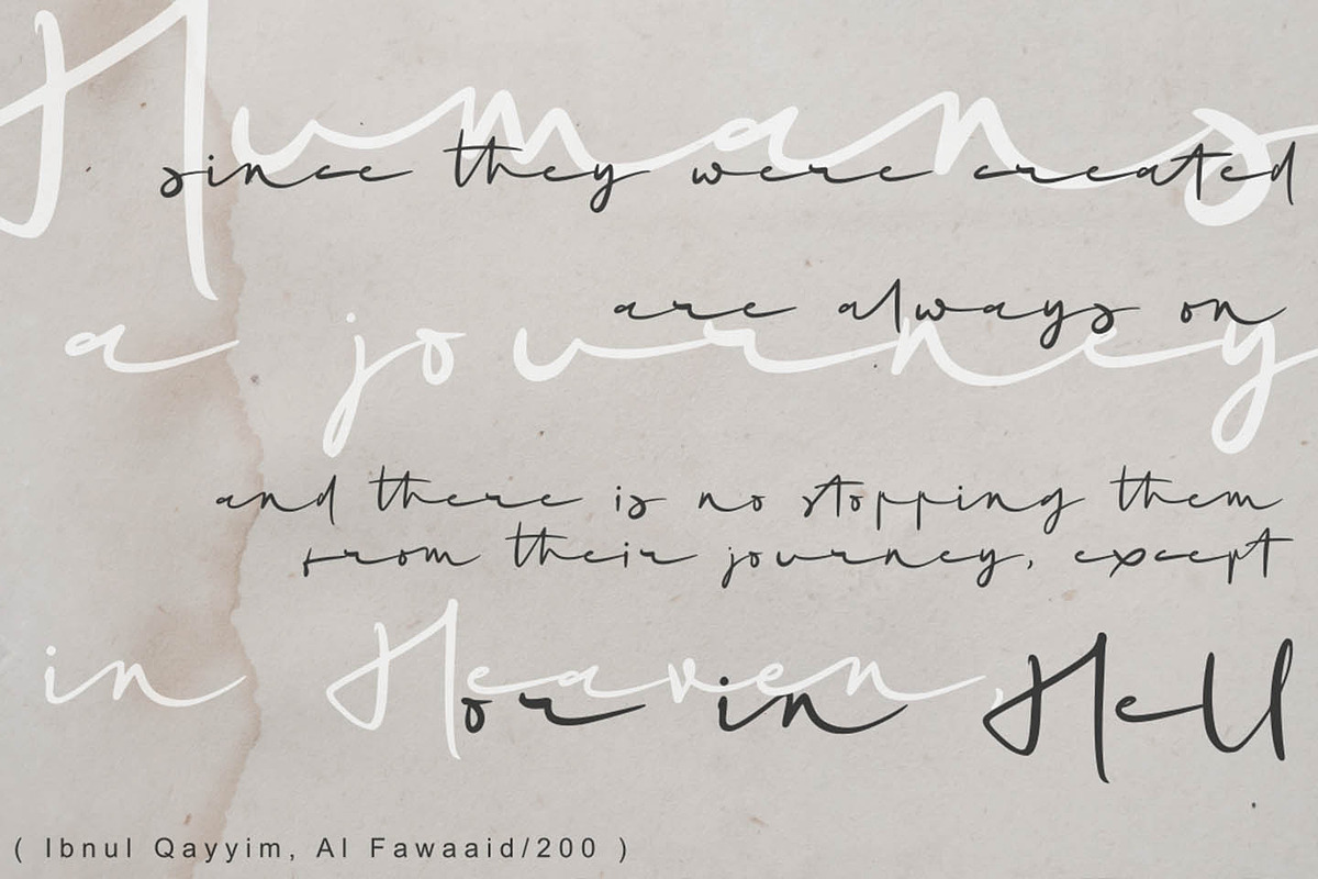 Mrs Santhi, a Script Font by Abo Daniel Studio (Photo 9 of 13)