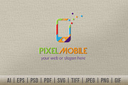 Pixel Mobile Logo, a Branding & Logo Template by Dotnpix (Thumbnail 1 of 5)