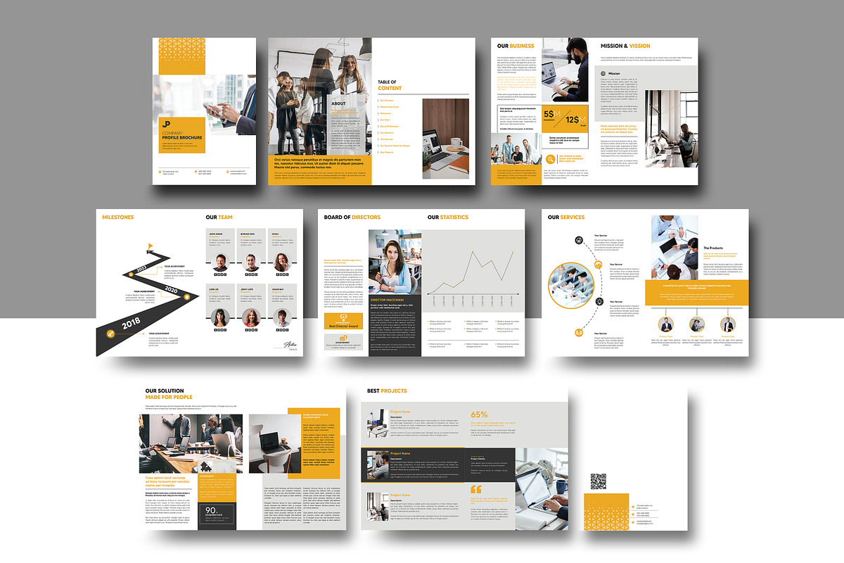 Business Brochure Template, a Brochure Template by crazyOWL (Photo 12 of 12)