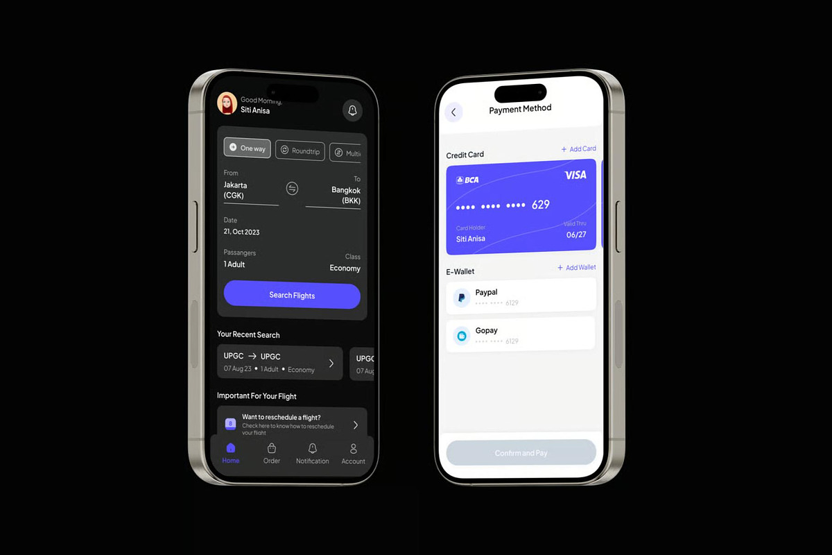 AIRTIX - Airways Ticket Booking UI, an UI Kit Template by Lumina_ui_ux202 (Photo 7 of 7)