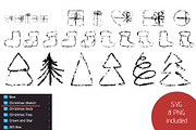 Crayon Christmas. Chalk Texture SVG, an Object Graphic by MariiaVD (Thumbnail 3 of 8)