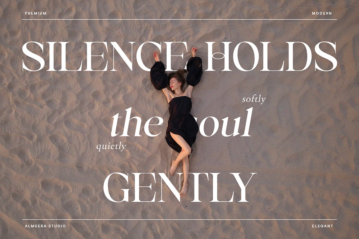 Milaness - Elegant Serif Font, a Serif Font by Almeera Std (Photo 7 of 7)