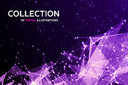 Abstract space backgrounds, an Illustration by Julvil (Thumbnail 2 of 8)