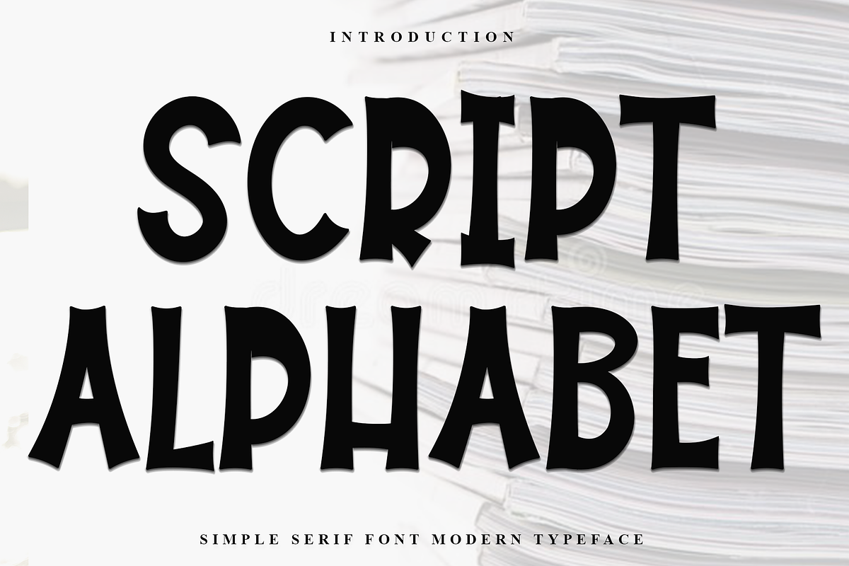 Script Alphabet, a Script Font by InermediaSTUDIO (Photo 1 of 7)