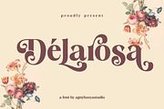 Delarosa - A Decorative Serif, a Serif Font by agnyhasyastudio (Thumbnail 2 of 17)