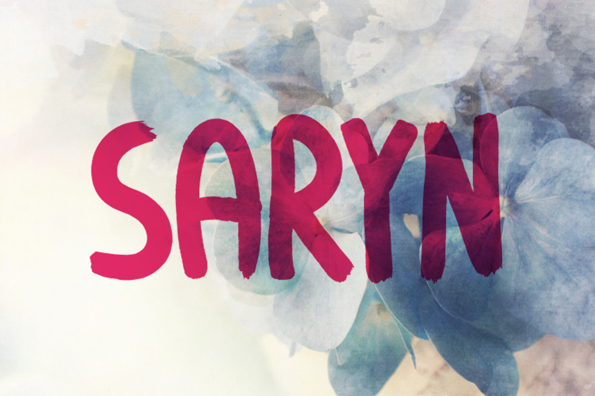 Saryn Typeface