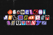 RANSOM ALPHABET FONT, an Object Graphic by BonkiStudio (Thumbnail 5 of 6)