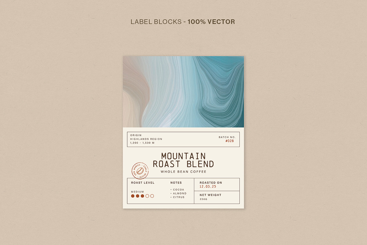 Product Label Template Set, a Stationery Template by BrandPacks (Photo 6 of 14)