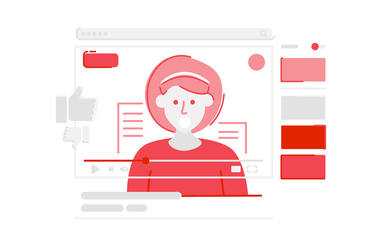 Social Media Illustration Pack, a Graphic by Wilsonkjc (Photo 5 of 5)