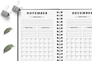 Ultimate Monthly Planner Pack vlo:06, a Stationery Template by DesignByStore (Thumbnail 4 of 4)