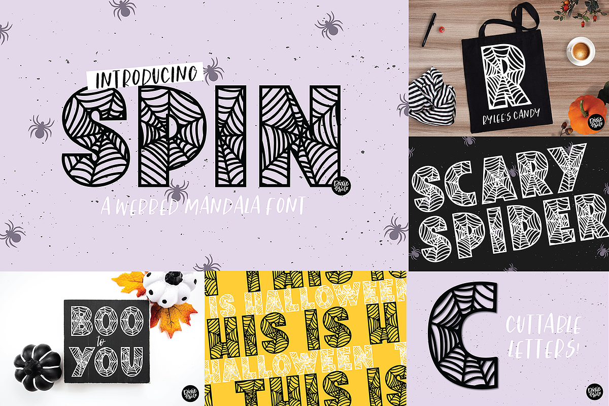 HALLOWEEN Font Bundle, a Script Font by Blush Font Co. (Photo 5 of 9)