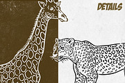 Wild Animals Line Art, an Animal Illustration by Tekuni (Thumbnail 9 of 12)