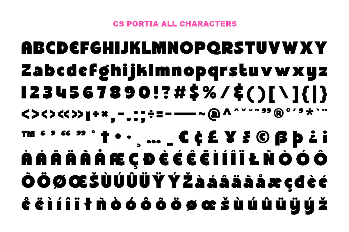 CS Portia – Bold Font, a Sans Serif Font by Craft Supply Co. (Photo 8 of 8)