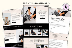 Minimal Squarespace Template 7.1