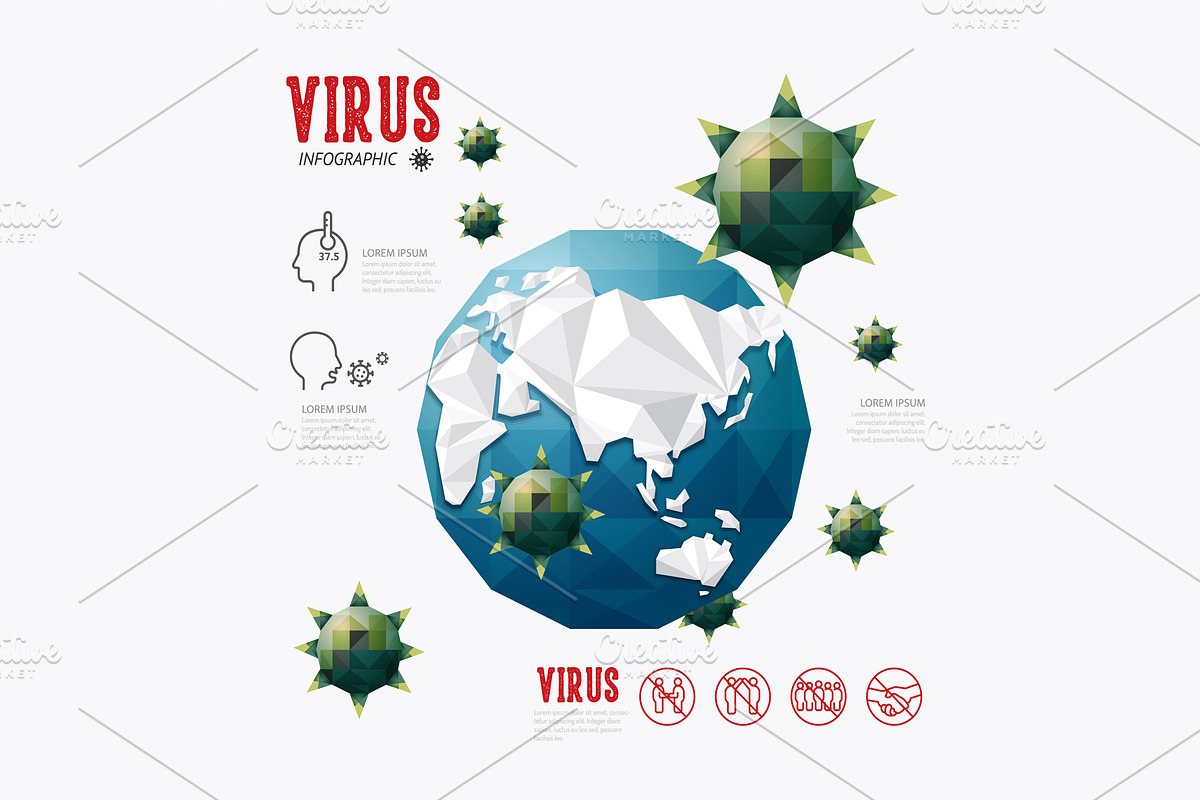 corona covid19 virus icons flat line, an Outline Icon by Feelplus Creator (Photo 6 of 6)