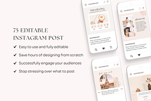 Pink Instagram Template CANVA