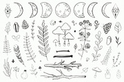 Mystic Autumn doodles and lettering, an Illustration by harmonia_green_art (Thumbnail 5 of 7)