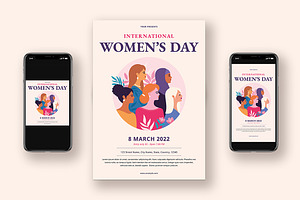 International Women's Day Flyer Set