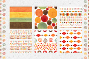 African masks seamless pattern set, an Illustration by DemiLena (Thumbnail 5 of 8)