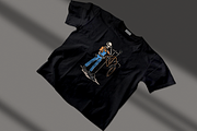 Skeleton Bike Mechanic, an Object Illustration by nomlimo.com (Thumbnail 3 of 3)