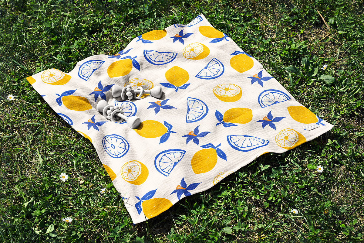 Lemons Pattern, a Pattern Graphic by Groovy Arts (Photo 4 of 6)