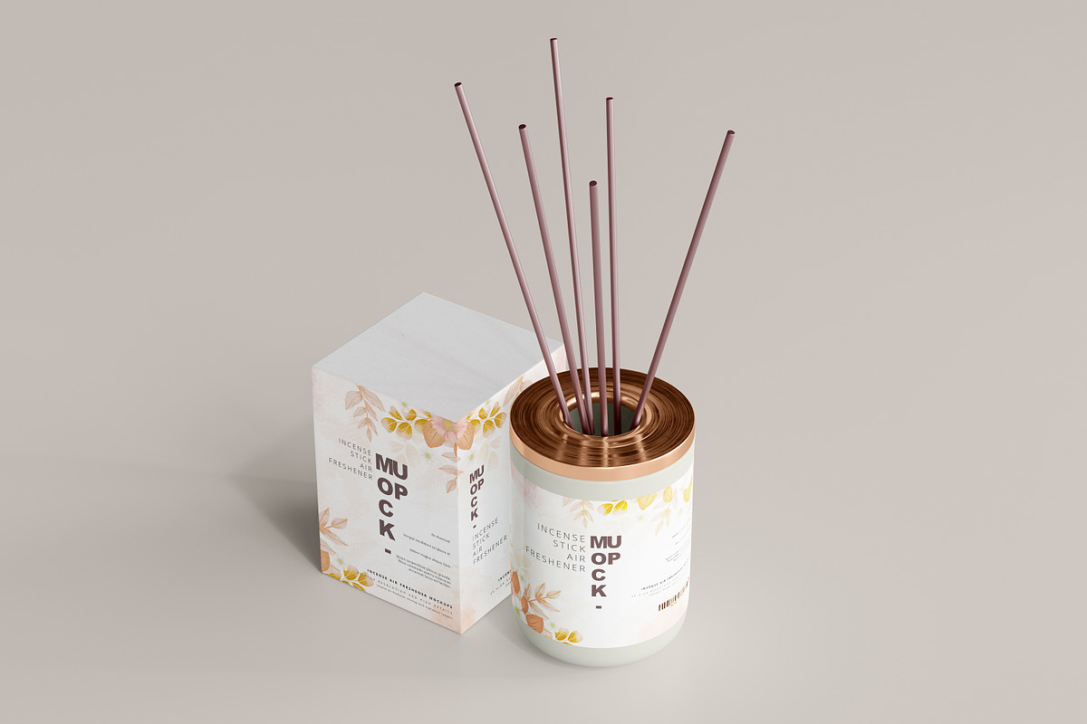 Incense Air Freshener Mockups, a Packaging Mockup by pmvch (Photo 18 of 20)