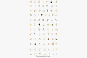 wiccan clipart boho witch png set, a Decorative Illustration by Patishop Art (Thumbnail 9 of 9)