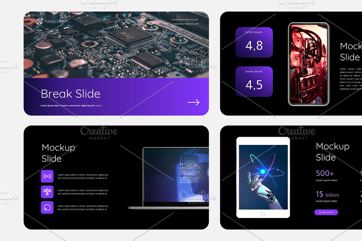 Future Tech Presentation, a Presentation Template by Interpitch (Photo 5 of 8)