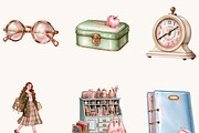 Back to School Student Clipart, a Person Illustration by BusyDaydesign (Thumbnail 4 of 9)