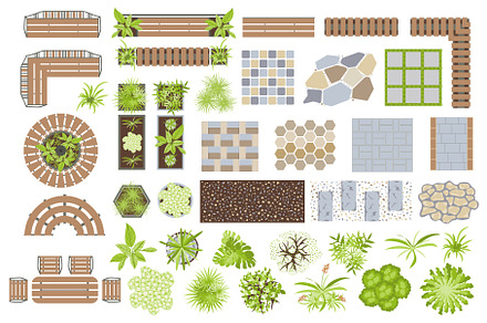 Architectural Elements Set, an Object Illustration by alexdndz