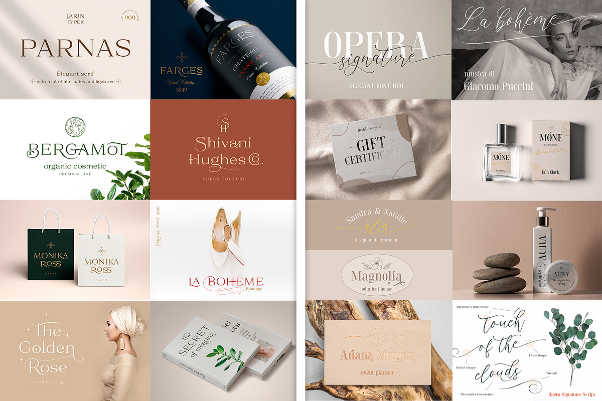 Modern Font Bundle, a Sans Serif Font by Larin Type Co. (Photo 7 of 32)