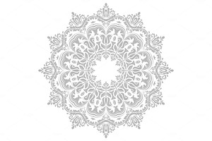 Damask Vector Orient Pattern, a Pattern Graphic by FineArtStudio