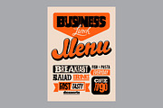 Business Lunch Menu vector designs., a Food Illustration by PoPaShop (Thumbnail 10 of 10)